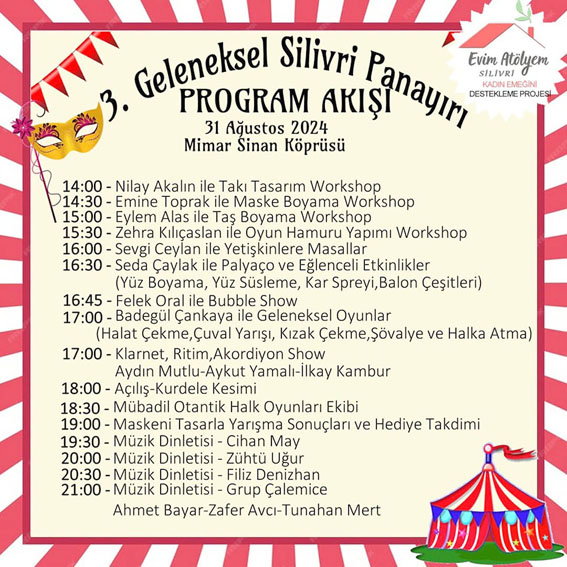 3. Geleneksel Silivri Panayırı yarın