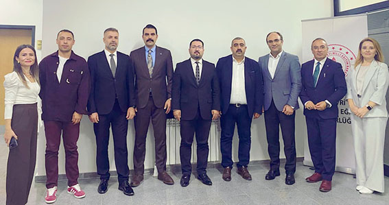 Türk Eğitim Sen’den Milli Eğitim Müdürü Damat’a hayırlı olsun ziyareti