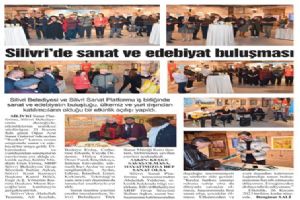 Silivri’de sanat ve edebiyat buluşması