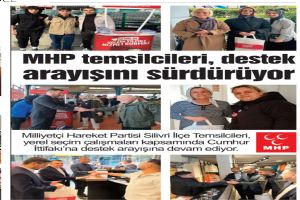 MHP temsilcileri, destek arayışını sürdürüyor