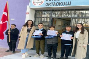 Şubat Ayı Kitap Kurdu öğrencileri ödüllendirildi