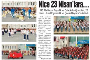 Nice 23 Nisan’lara…