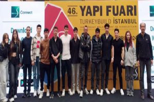 46.Yapı Fuarında firmalarla tanıştılar