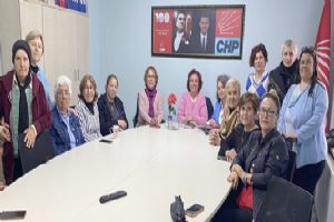 CHP Kadın Kolları toplantıda bir araya geldi