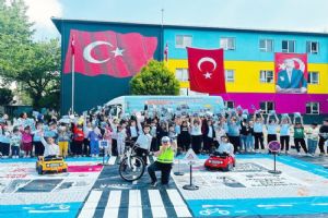 Gazitepeli öğrenciler Uygulamalı Trafik Eğitimi aldı