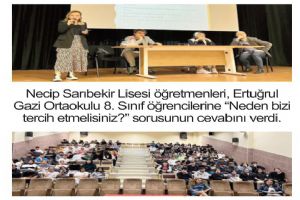 Ertuğrul Gazi öğrencileri, Necip Sarıbekir Lisesi hakkında bilgilendirildi