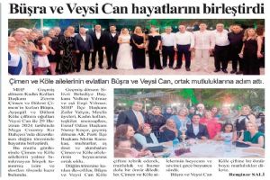 Büşra ve Veysi Can hayatlarını birleştirdi