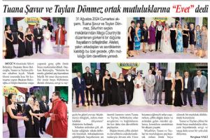 Tuana Şavur ve Taylan Dönmez ortak mutluluklarına “Evet” dedi