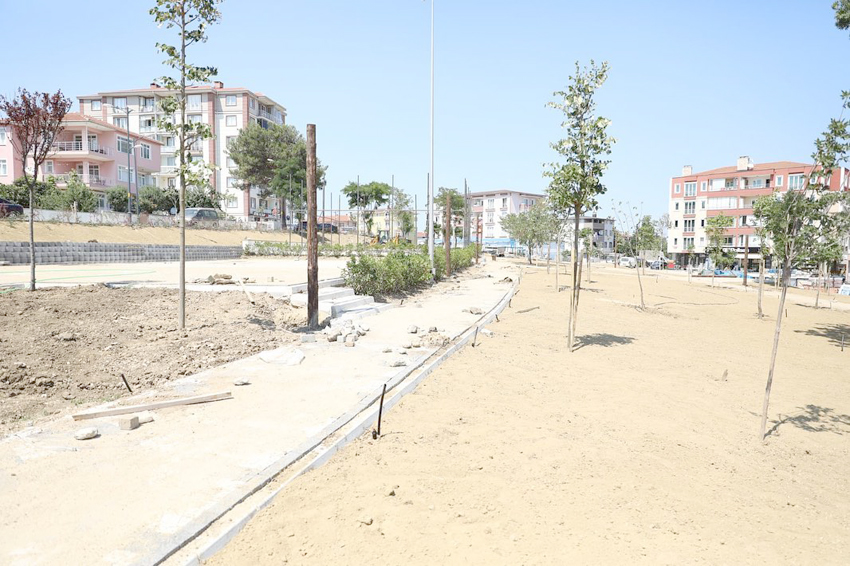 Gümüşyaka Mahallesi krallık parkı yenileniyor (1)